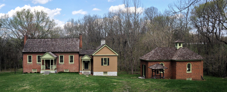 The Moses Jones House and the Tea Pavillion at Warwick